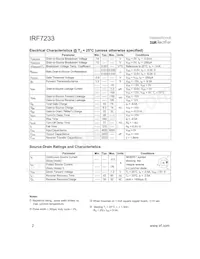 IRF7233TR Datenblatt Seite 2