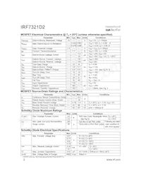 IRF7321D2TR Datasheet Page 2