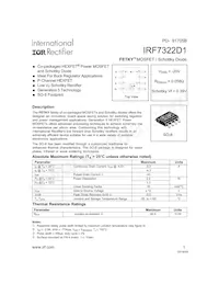 IRF7322D1TR Datasheet Cover
