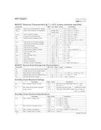 IRF7322D1TR Datasheet Page 2