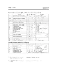 IRF7403TR Datasheet Page 2