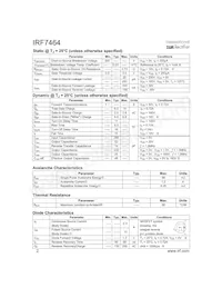 IRF7464TR Datasheet Page 2