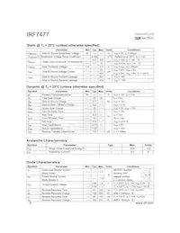 IRF7477TR數據表 頁面 2
