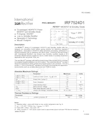IRF7524D1TR Datasheet Cover