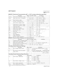 IRF7524D1TR Datasheet Page 2