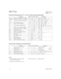IRF7703TR Datenblatt Seite 2