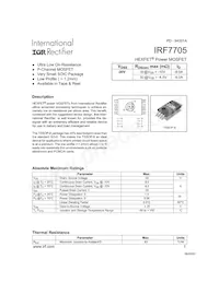 IRF7705TR Datasheet Cover