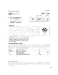 IRF7726 Datasheet Cover