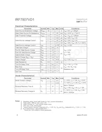 IRF7807VD1TR Datasheet Page 2