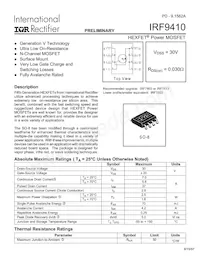 IRF9410TR Datasheet Cover