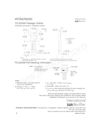 IRFB42N20D Datasheet Page 8