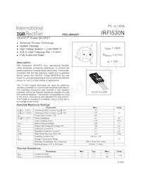 IRFI530N Datasheet Cover