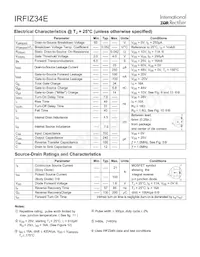 IRFIZ34E Datasheet Page 2