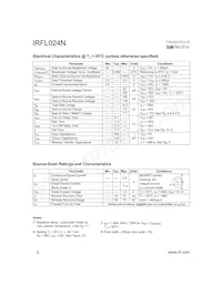 IRFL024NTR數據表 頁面 2