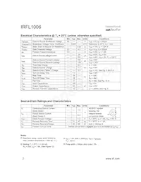 IRFL1006TR Datenblatt Seite 2