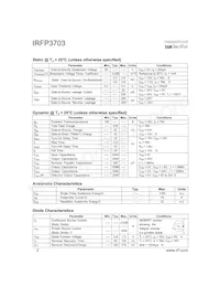 IRFP3703 Datasheet Page 2