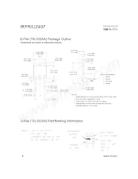 IRFR2407TRR Datasheet Page 8