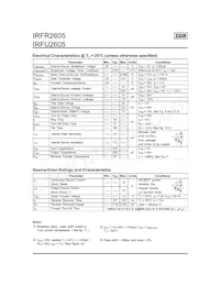 IRFR2605 Datenblatt Seite 2