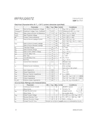 IRFR2607Z數據表 頁面 2