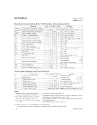 IRFR4105TRR Datasheet Page 2