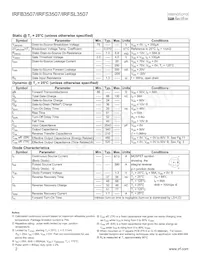 IRFS3507 Datasheet Page 2