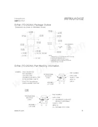 IRFU1010Z數據表 頁面 9