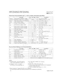 IRFZ44NSTRR Datasheet Page 2