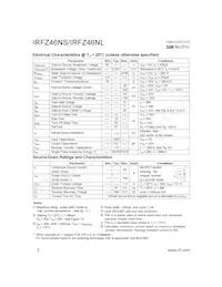 IRFZ46NSTRL Datasheet Page 2