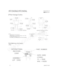 IRFZ46NSTRL Datasheet Page 8