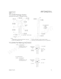 IRFZ48ZS Datasheet Page 9