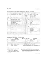 IRL1004 Datasheet Page 2