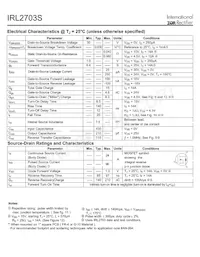 IRL2703STRR Datasheet Page 2