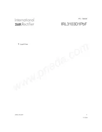 IRL3103D1PBF Datasheet Cover