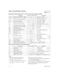 IRL3103STRR Datasheet Page 2
