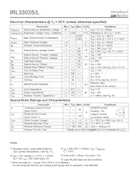 IRL3303STRR Datasheet Page 2