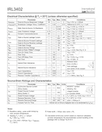 IRL3402PBF Datasheet Page 2