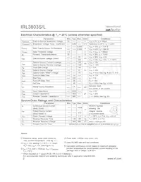 IRL3803STRR數據表 頁面 2