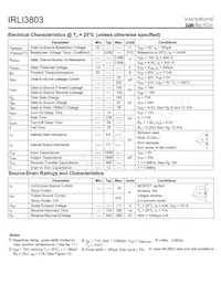 IRLI3803 Datasheet Page 2