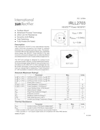 IRLL2703TR Datasheet Cover