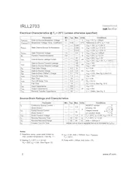 IRLL2703TR Datasheet Page 2