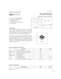 IRLMS2002TR數據表 封面
