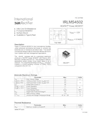 IRLMS4502TR Datasheet Cover