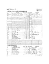 IRLR3714ZTRL Datasheet Page 2