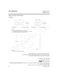 IRLR8503TRR Datasheet Page 8