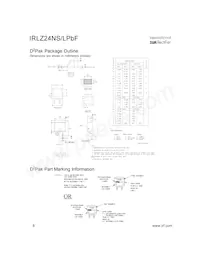 IRLZ24NSPBF數據表 頁面 8