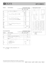 IXFC80N10 Datasheet Page 2