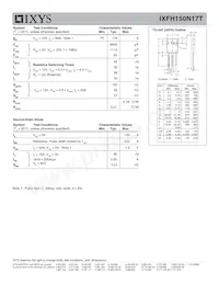 IXFH150N17T Datasheet Page 2