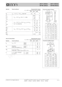 IXFH35N30Q Datasheet Page 2