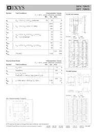 IXFH70N15數據表 頁面 2