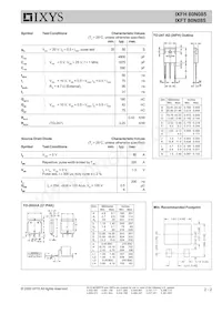 IXFH80N085 Datenblatt Seite 2